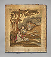 Panel, Wool on silk, British