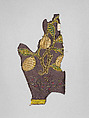 Piece, Metal thread on satin, British