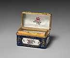 Snuffbox, Enamel on copper, British, London