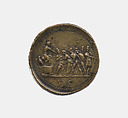 Emperor Aelius A.D. 138, adopted son of Emperor Hadrian, Valerio Belli (Il Vicentino) (1468–1546), Bronze, Italian, Padua