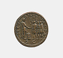 Emperor Otho A.D. 69, Giovanni del Cavino (Italian, Padua 1500–1570 Padua)  , called Il Padovano, Bronze, Italian, Padua