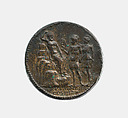 Emperor Lucius Verus A.D. 161-169, Giovanni del Cavino (Italian, Padua 1500–1570 Padua)  , called Il Padovano, Bronze, Italian, Padua
