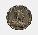 Henry II 1519-59, King of France 1547-59, Etienne Delaune (French, Orléans 1518/19–1583 Strasbourg), Bronze, French