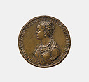 Ippolita Gonzaga 1535-63, wife of Antonio Caraffa, Jacopo Nizolla da Trezzo (Italian, Milan 1515/19–1589 Madrid), Bronze, Italian, Milan