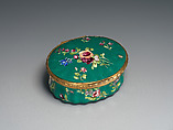 Snuffbox, Enamel on copper, British, London