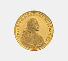 Frederick V 1723-66, King of Denmark and Norway 1746-66, Paul Heinrich Goedecke (German, 1730–1764), Gold, German, Hamburg