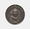 Joost van den Vondel 1587-1679, Dutch poet, Jan Filius Lutma (Dutch, Amsterdam, ca. 1605–1685), Silver, Dutch, Amsterdam