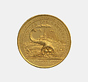 George III / Prize Medal for Agriculture Society, Julianus Eberhard Volkmar Claus (German, d. 1804), Gold, German