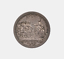 Frederich Wilhelm I / Arrival of the Salzurg emigrants in Prussia, Peter Paul Werner (German, Nuremberg, 1689–1771), Silver, German