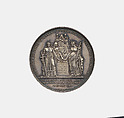 Johann Michael Palmie, Ordenmeister der “Grosse Landesloge von Deutschland” (Masonic Lodge), C. Pfeuffer, Silver, German, Berlin