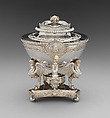 Hot Water Urn (part of a service), Digby Scott (British, active 1802–1807), Silver; ivory, British, London