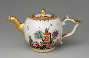 Teapot, Meissen Manufactory (German, 1710–present), Hard-paste porcelain, German, Meissen