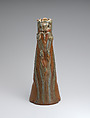 Vase with iris, Lucien Jules Clément d'Eaubonne (French, b. 1870), Glazed stoneware, French, Sèvres