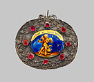 Mirror, Silver, enamel, French