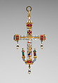 Pendant, Gold, crystal, enamel, pearls, European