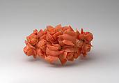 Bracelet (part of parure), Coral and gold, Italian, Naples