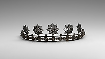 Tiara, Jacob Ulrich Holfeldt Tostrup (Norwegian, Sande, near Stavanger 1806–1890 Christiana (now Oslo)), Silver filigree, Norwegian, Christiania