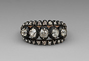 Ring, Gold, silver, diamonds, probably Russian