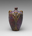 Vase with vines, Emile Decoeur (French, 1876–1953), Glazed stoneware, French, Châtillon-sous-Bagneux