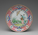 Dish, Design attributed to Cornelis Pronk (Dutch, Amsterdam 1691–1759 Amsterdam), Hard-paste porcelain, Chinese, for Dutch export