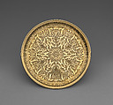 Waiter (one of a pair), William Burwash (British, active 1782–ca. 1820), Gilded silver, British, London