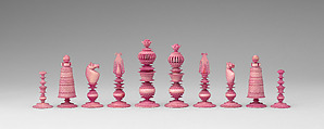 Chessmen (32), Ivory, Indian