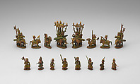Chessmen (32), Ivory, Indian