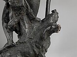 Pluto and Cerberus, Attributed to Tiziano Aspetti (Italian, 1565–1607), Bronze, dark brown patina, Italian, Venice