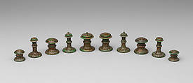 Chessmen (32), Ivory, Indian