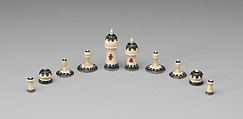 Chessmen (32), Ivory, Indian