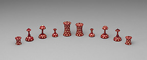 Chessmen (32), Ivory, Indian