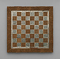 Box-board for chess and backgammon, Wood, ivory, silver, Indian