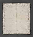 Corded crib quilt, Cotton: corded "whitework", probably English