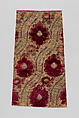 Pieces (4), Silk and metal thread, Italian
