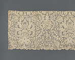 Length of Point-de-France lace, Needle lace in linen, French, possibly Alençon or Argentan