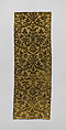 Runner, Silk, metal thread, Italian