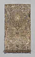 Nabedrennik (Russian Orthodox vestment), Undyed silk, silver metal wrapped threads, silver strips, Russian