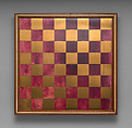 Chessboard, Wood, brass, ivory, German