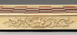 Chess set, Ivory, wood, German, Erbach, Hesse-Darmstadt
