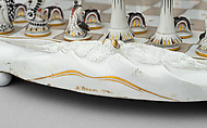 "Aquatic" chess set, Max Esser (German, Barth 1885–1945 Berlin), Porcelain, German, Meissen