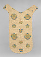 White and Polychrome Brocaded Damask, Silk, Italian, probably Venice
