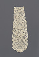 Pair of lappets, Bobbin lace, British, Honiton