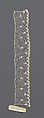 Fragment of lace, British