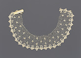 Collar, Bobbin lace, British, Honiton