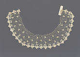 Collar, Bobbin lace, British, Honiton
