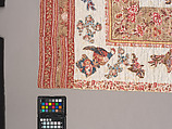 Chintz Appliqué Quilt, Cotton, printed and appliquéd, probably English