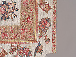 Chintz Appliqué Quilt, Cotton, printed and appliquéd, probably English