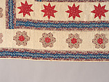 Hearts, Star of Lemoyne, and Honeycomb Quilt, Hannah Hislop (Irish, died Coolnacarrig, County Cavan 1876), Cotton, printed and pieced, Irish