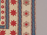 Hearts, Star of Lemoyne, and Honeycomb Quilt, Hannah Hislop (Irish, died Coolnacarrig, County Cavan 1876), Cotton, printed and pieced, Irish