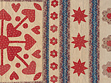 Hearts, Star of Lemoyne, and Honeycomb Quilt, Hannah Hislop (Irish, died Coolnacarrig, County Cavan 1876), Cotton, printed and pieced, Irish